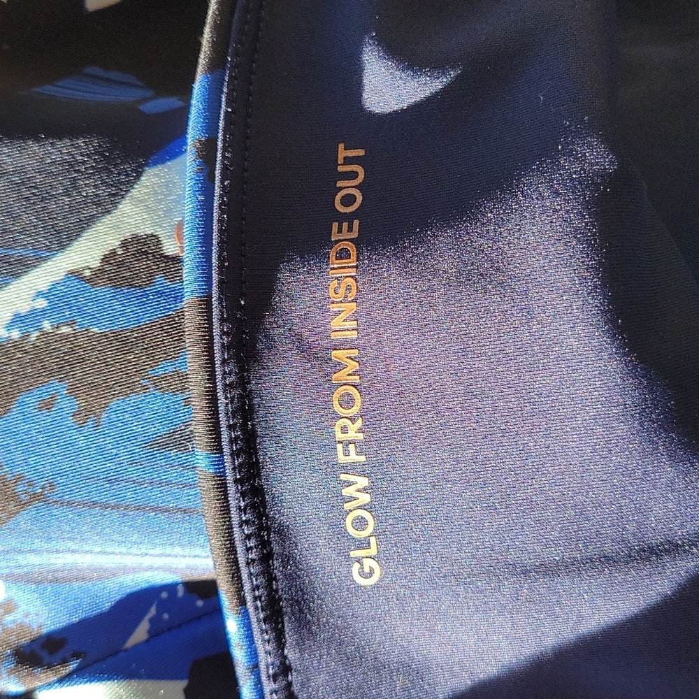 Adidas Navy & Royal Blue Full Length Performance Leggings--SOLD - Picture 6 of 6
